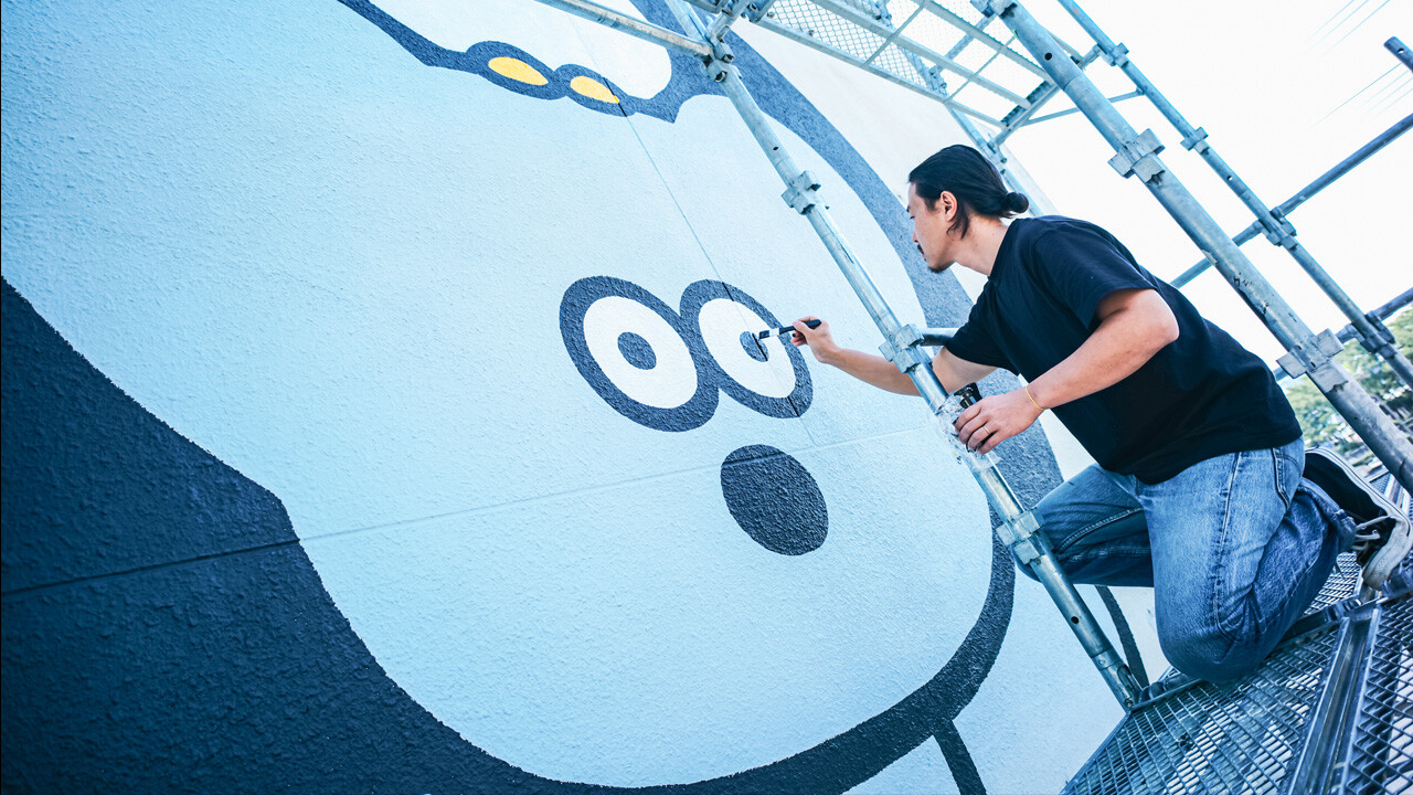 アーティスト 松本セイジ氏が「JAPAN WALLS 2023」で壁画と向き合う
